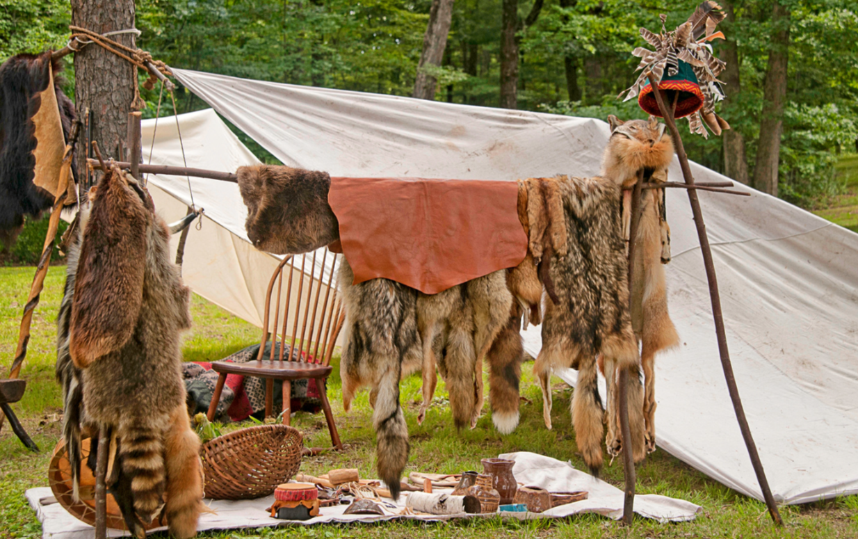 ken trapping pelts native american indian trading post – Revolutionary ...